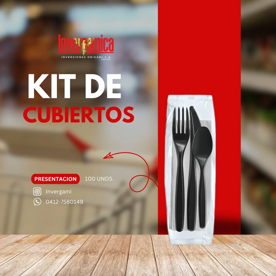 Cubiertos desechables - Invergami